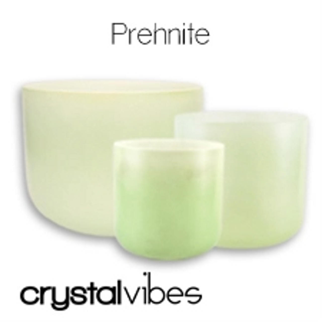 Prehnite Fusion Crystal Singing Bowls